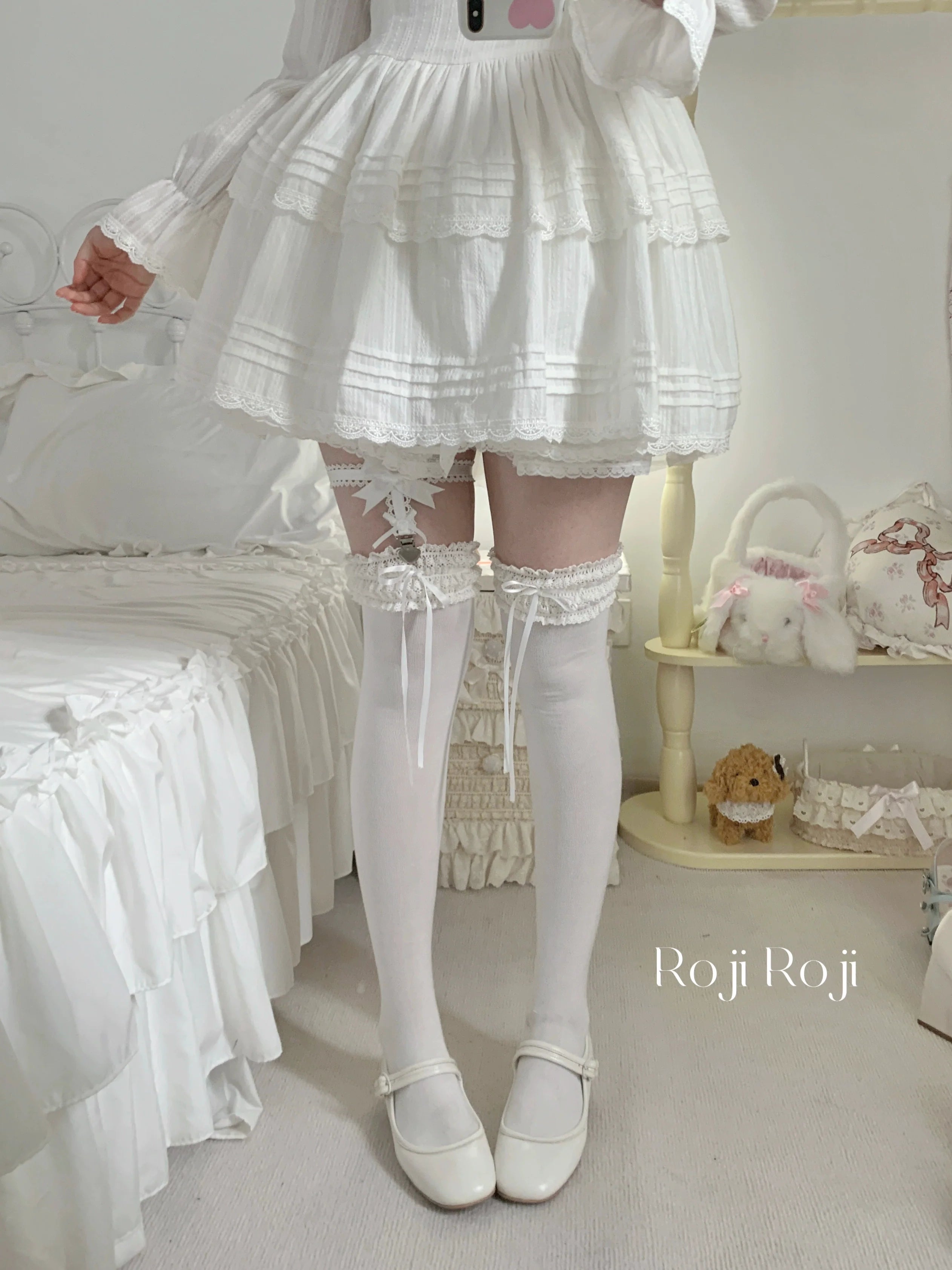 Gentle Town - Sweet Lolita Cotton Calf Socks, Ankle Socks - image 22
