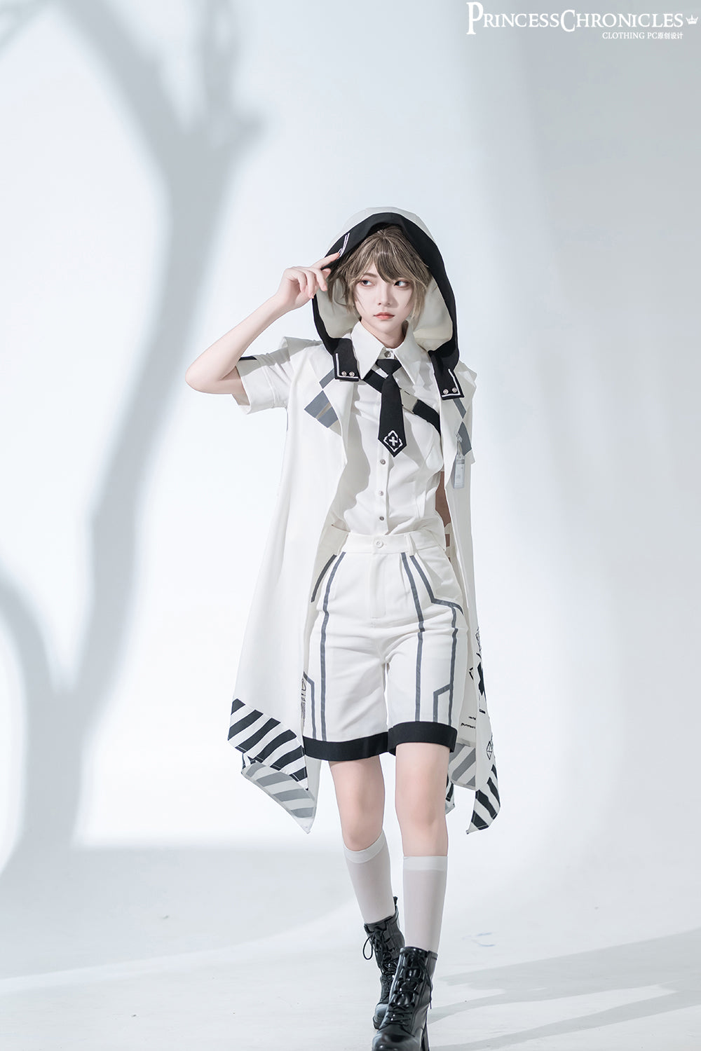 Dry Sea and Ashlar - Futuristic Ouji Shirt, Cloak and Shorts Collection - image 6