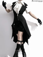 The Dawn of Arrival - Ouji Lolita Fitted Blouse with Detachable Jabot - image 6
