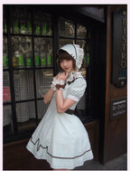 Mint Prescription - Old School Lolita Striped OP Dress, Electrocardiogram Trace and Accessories - image 6