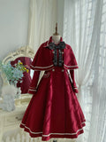 Galaxy Traveler - Classic School Lolita Overcoat with Detachable Cape and Bow - image 21