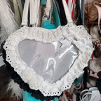 Sweet Lolita Bag Heart-shaped Lace Bag Multicolors - image 6
