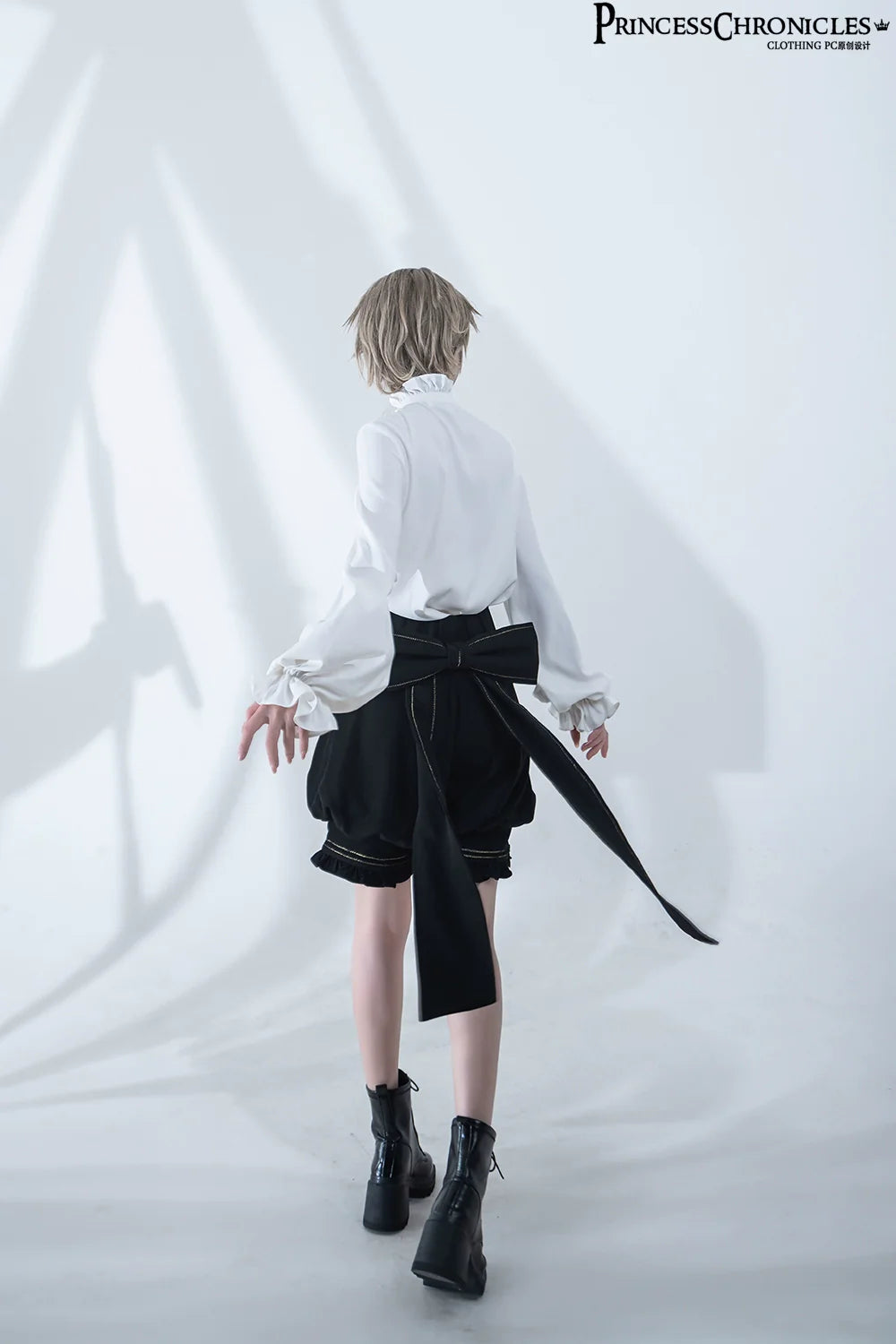 Desperate Bunny - Ouji Lolita Vest Shorts Set - image 14