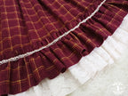 Rose - Elegant Lolita Fishbone Grid Skirt Customized - image 101