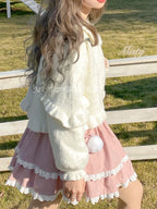 Small Ointment - Sweet Lolita Puff-Sleeve Sweater Coat - image 18