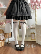 Sweet Lolita Socks With Lace & Bow Details - image 18