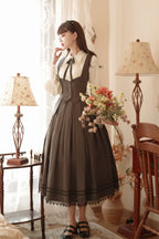 Griffin's Appointment - Vintage Lolita Pointed Collar Blouse - image 5