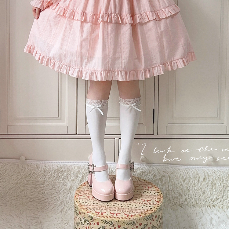The cycle of all things - Lolita High Platform Shoes with Elegant Butterfly Buckle - image 29