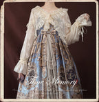 Xianbei - Sweet Lolita Chiffon Lantern Sleeve Cardigan with Bow - image 18