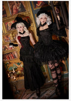 Twilight Witch-Inspired Black Gothic Lolita Skirt Set - image 51