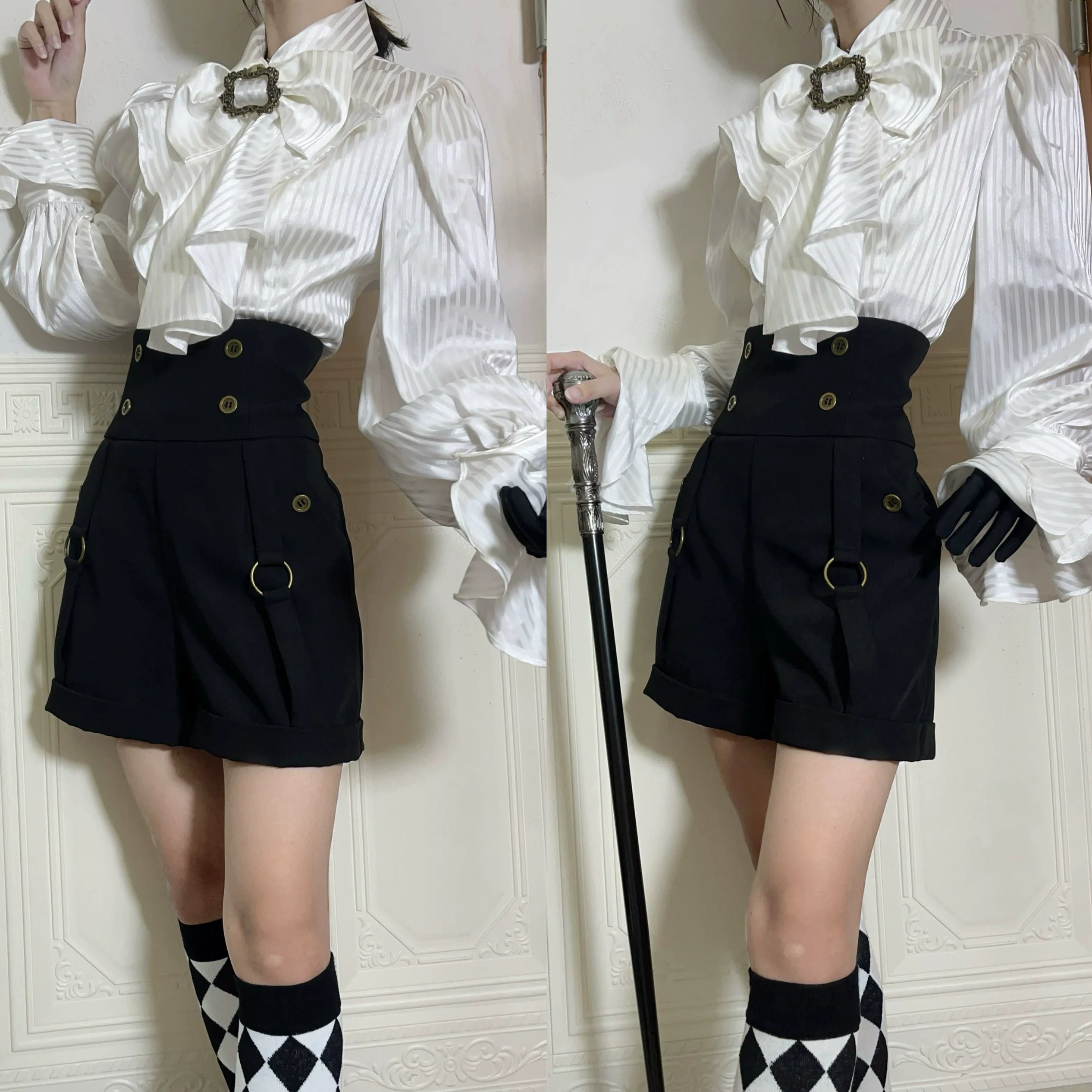 Moonstone Elegant Ouji Shirt with Detachable Jabot - image 6