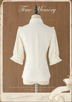 Earl Girl - Chiffon Classic Lolita Shirt, Mid-Length Mutton Sleeves - image 27
