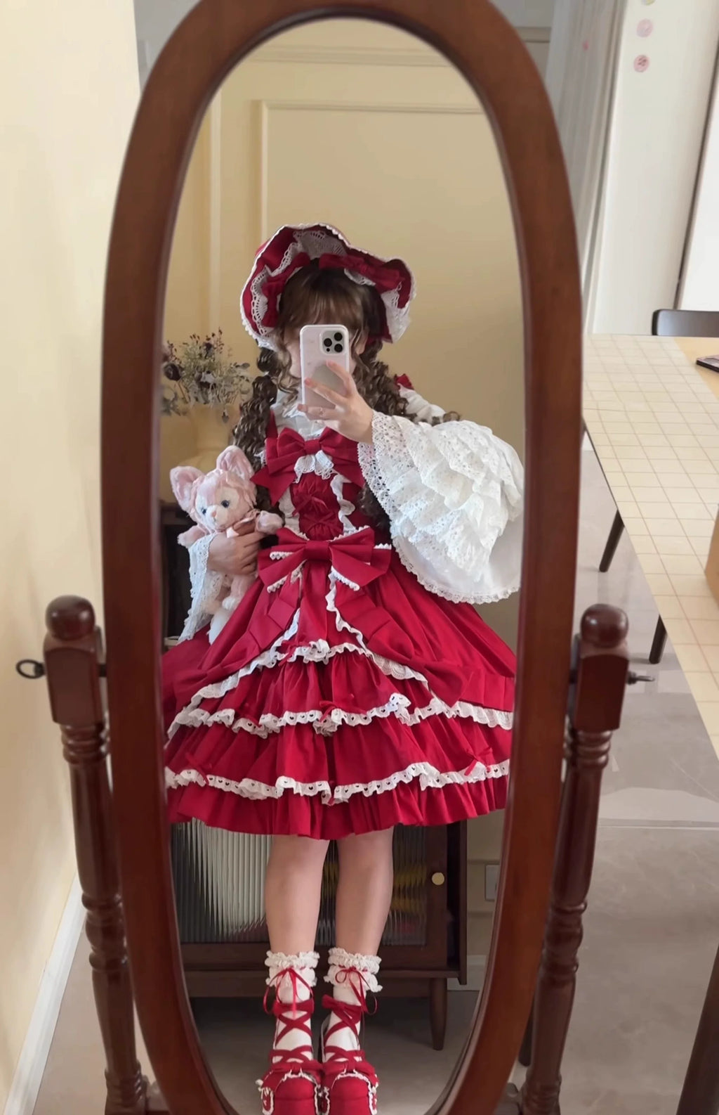 Gryza Plus Size Princess Lolita JSK with Cotton Tiered Ruffles - image 7