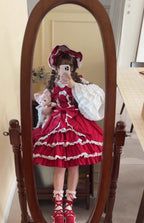 Gryza Plus Size Princess Lolita JSK with Cotton Tiered Ruffles - image 7
