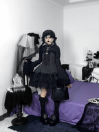 Bunny Fantasy Gothic Lolita JSK Dress and Princess Sleeve Shirt - image 23