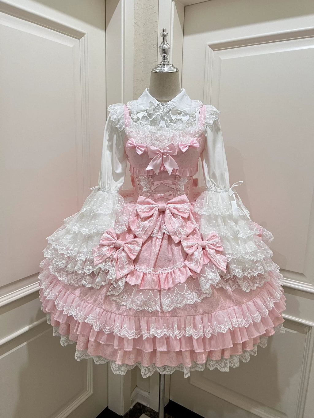 Flower Ode - Doll-like Sweet Lolita Jumper Dress - image 1