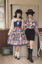 Strawberry Rose - Vintage American Casual Lolita JSK Dress - image 14