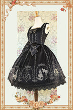 Cinderella Velvet Classic Lolita JSK Dress with Princess Embroidery - image 7
