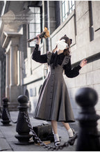 Serena - Elegant Woolen Lolita JSK Dress Set - image 2