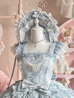 Wedding Poem Lolita JSK, Train and Bonnet Set - image 29