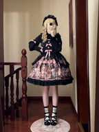 Missing Lamb Case - Gothic Lolita Dress Set with Sheep Prints - image 10