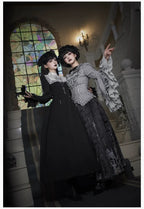 Raven's Night Song Oriental Gothic Lolita Dress Set - image 25