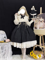 The Heart of the Rose - Elegant Retro Lolita Skirt High Waist SK Blouse - image 2