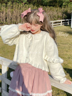 Small Ointment - Sweet Lolita Puff-Sleeve Sweater Coat - image 10