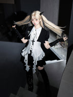 Shard Gem - Gothic Lolita Skirt Set with Sleeveless Shirt & Short Jacket - image 4