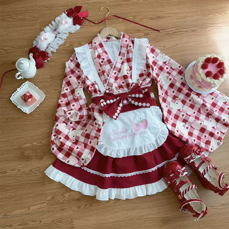 Han Lolita OP Dress Japanese Style Dress for Summer Wear - image 19