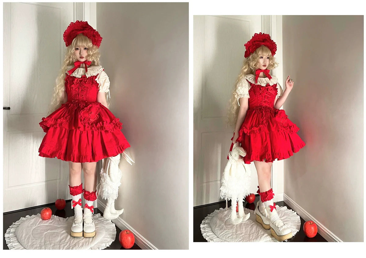Halloween Gothic Lolita Short JSK Dress - image 42