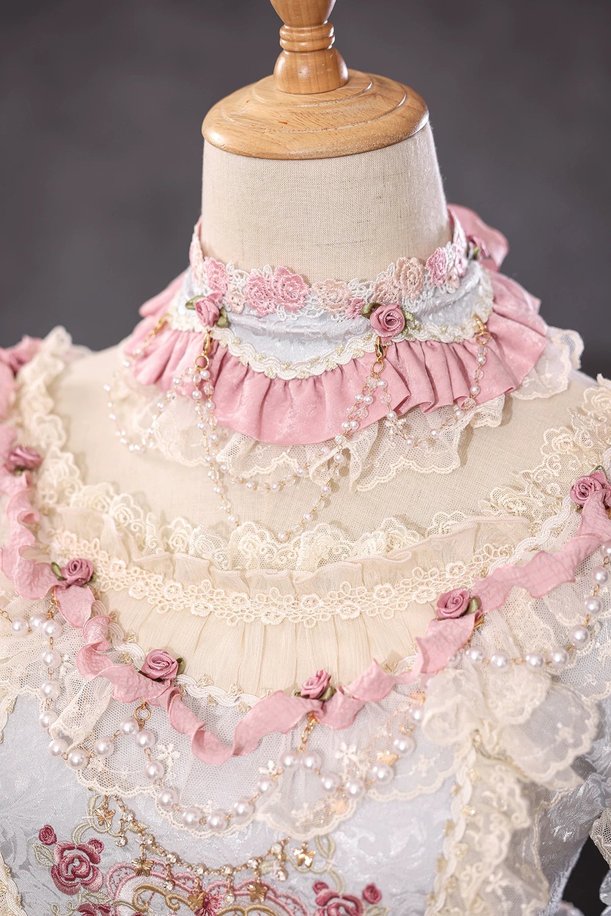 Antique Cake - Vintage Lolita Accessories, Flower Accent - image 16