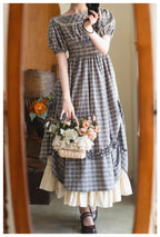 Forest Picnic - Classic Lolita OP Dress with Off-Shoulder and Lifting Hem - image 32