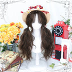 Waffle Curly Lolita Wig with Splayed Bangs - image 1