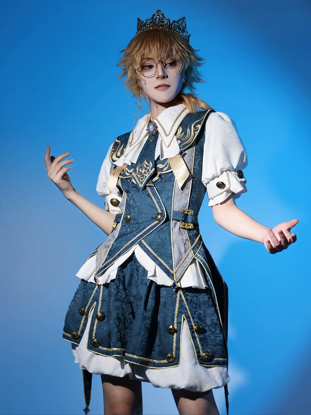 Contract Magic - Jacquard Ouji Lolita Vest Outfit - image 1