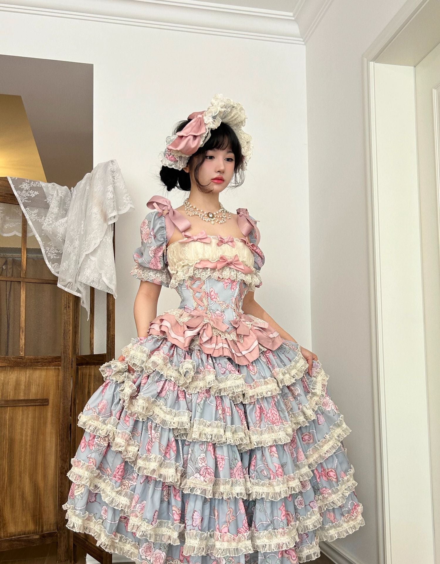 Jewel Rose - Plus Size Sweet Lolita Skirt Set in Separate Pieces - image 4
