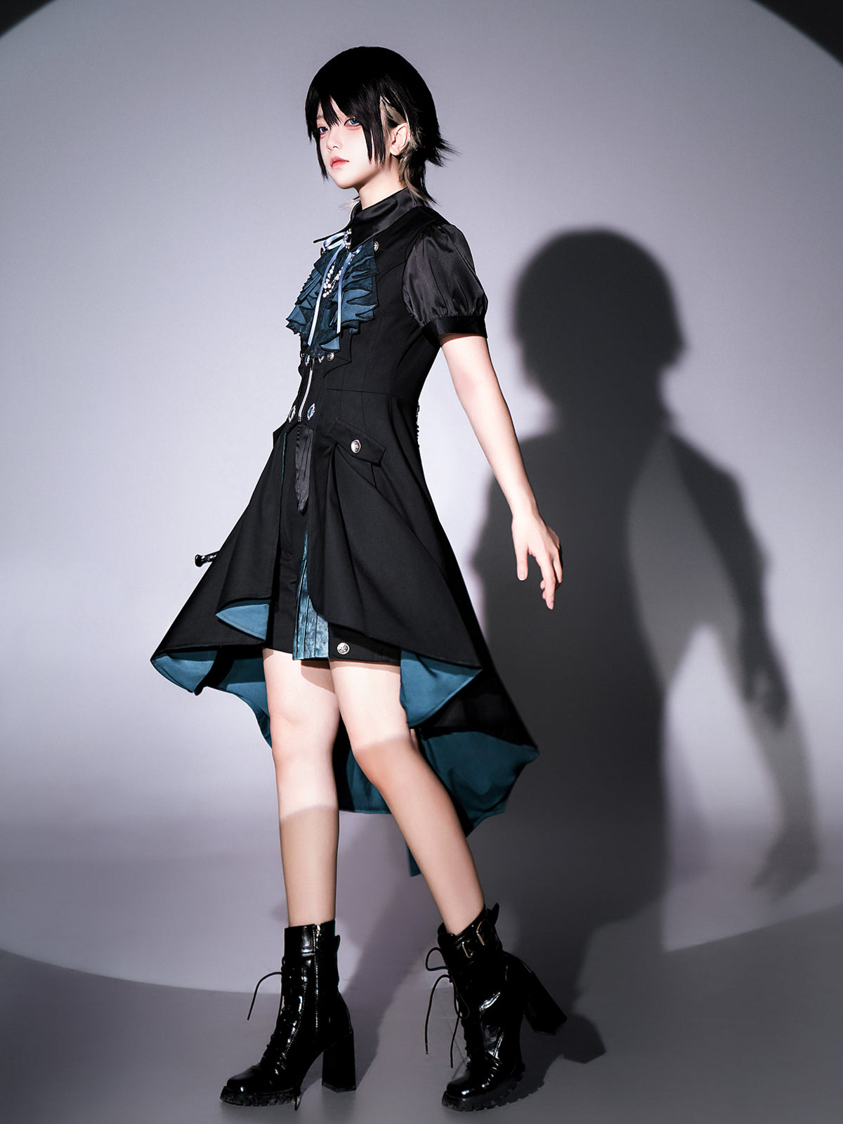 Mystique Melody - Ouji Lolita Shorts, Prince Long Vest Collection - image 5