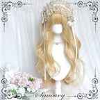 Elegant Lolita Platinum Wig Long Curly Layered Wig - image 1