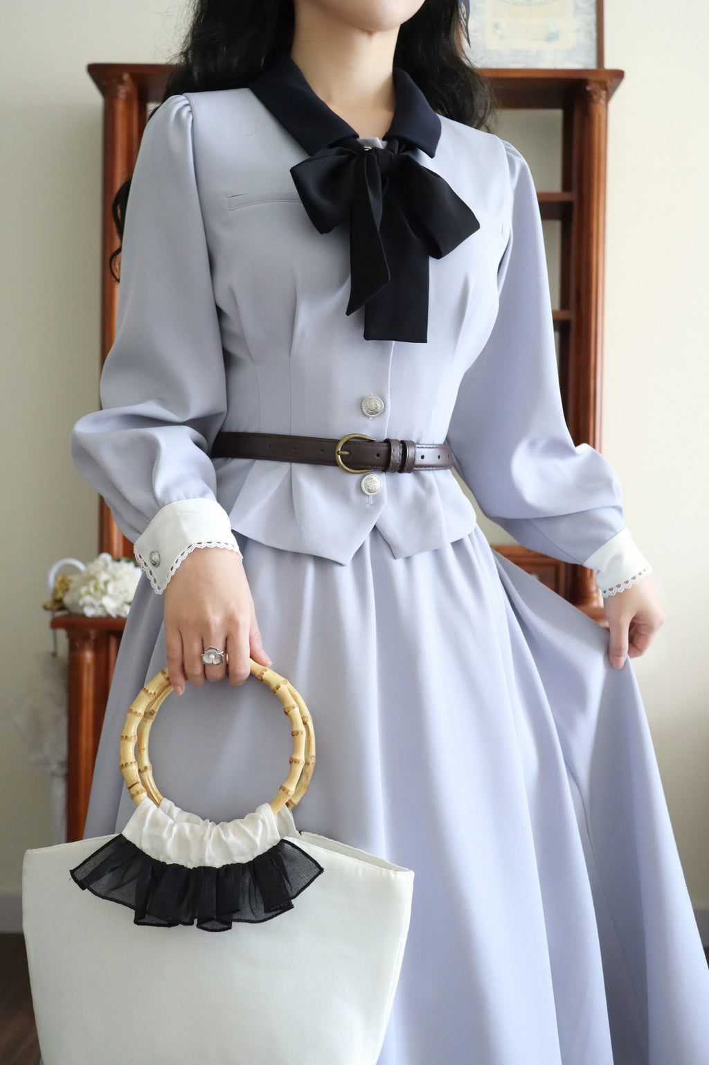 Sweet Wood Daily Lolita Blue Skirt, Jacket and Vest Coordinate - image 9