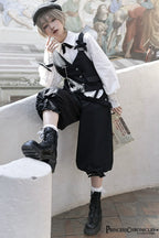 Secret Morning News - Vintage Ouji Lolita Vest Blouse Bloomers - image 32