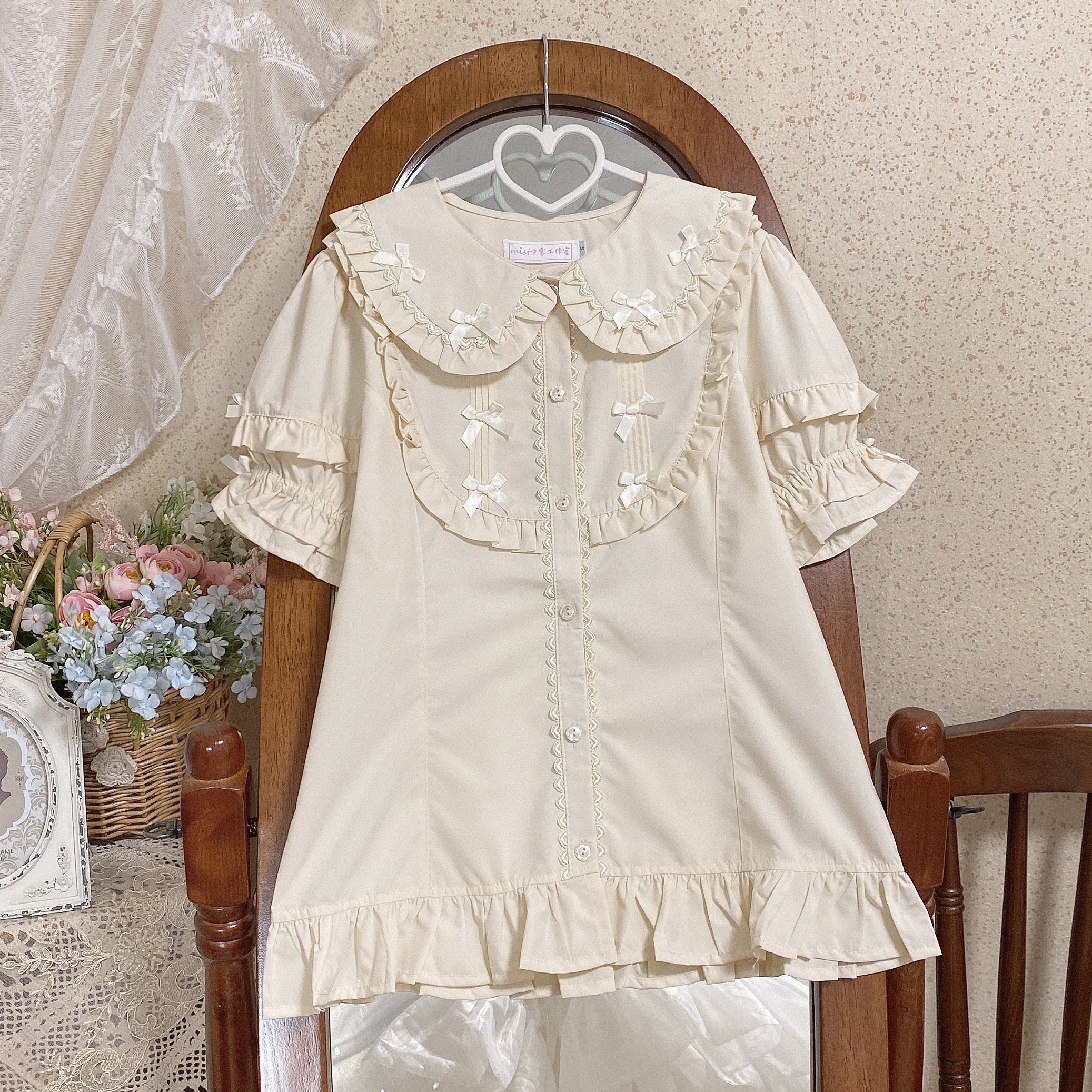 Creamy Condensed Milk - Kawaii Lolita Short-Sleeve Shirt - image 5