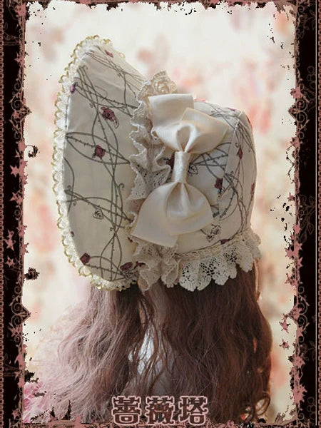 Sweet Lolita Accessories Bonnet KC Socks Beret - image 26