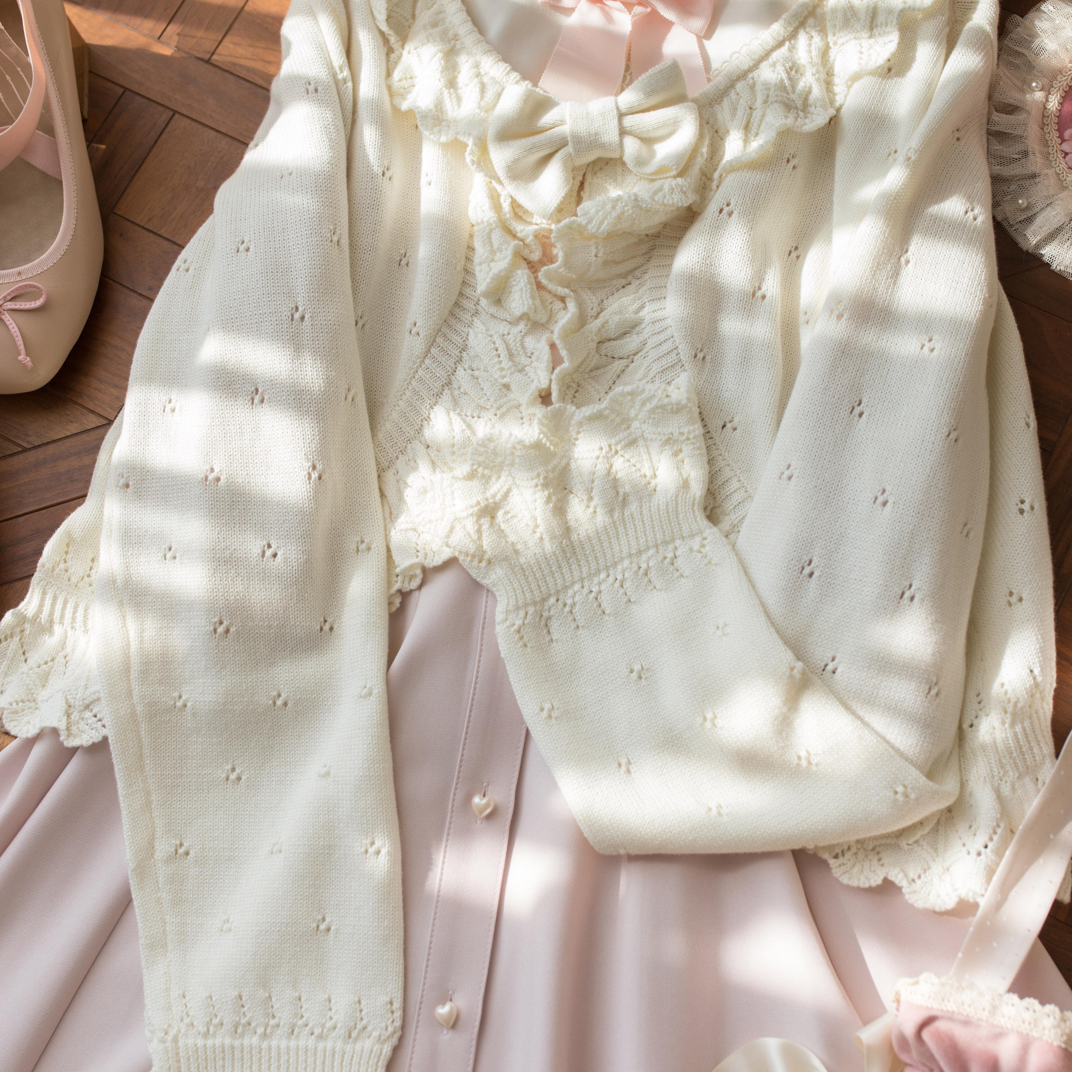 Nainai - Vintage Lolita Knitted Cardigan - image 20