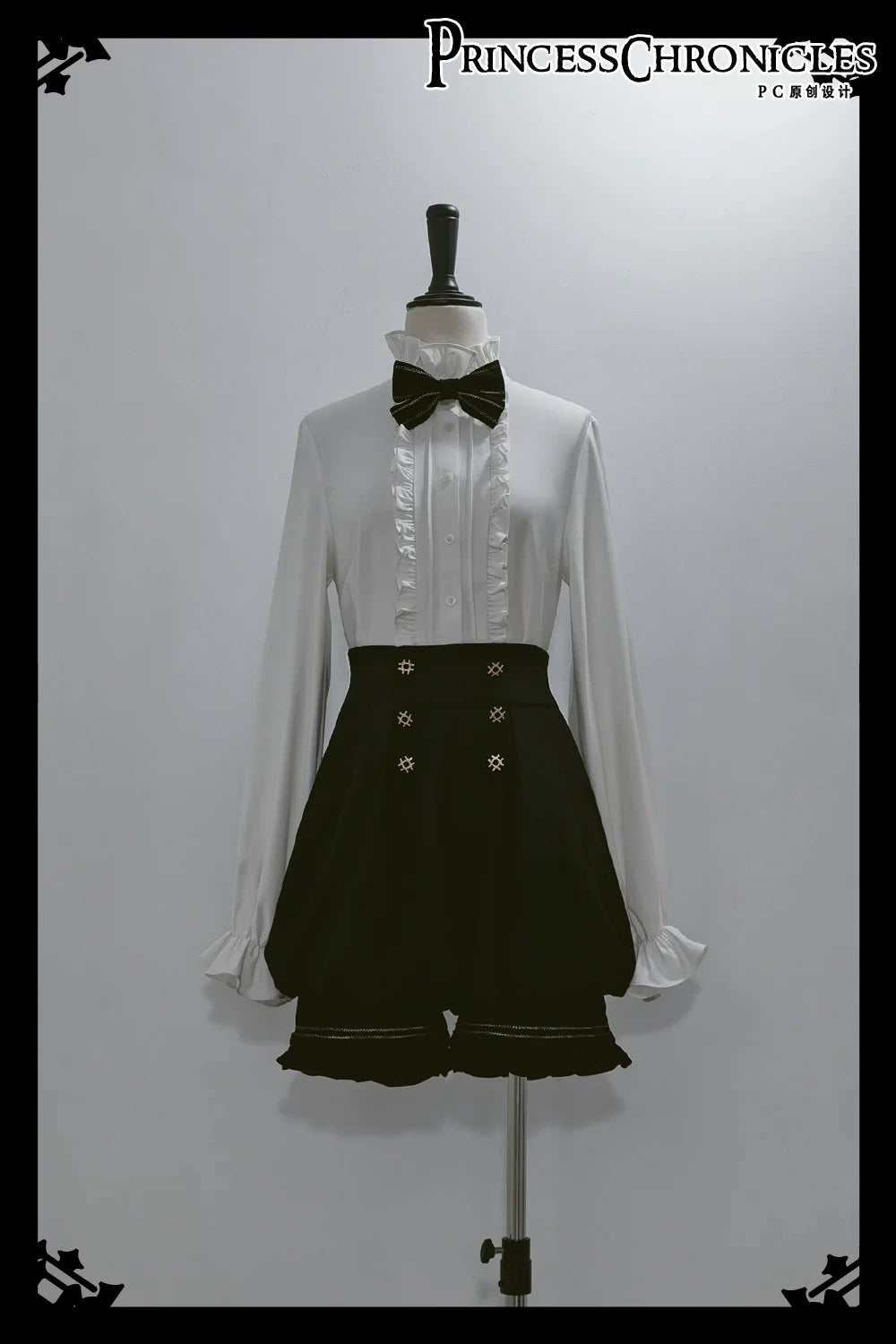 Desperate Bunny - Ouji Lolita Vest Shorts Set - image 41