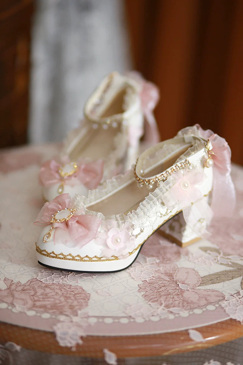 Gorgeous Bridal Lolita Shoes with 3 Heel Heights - image 6