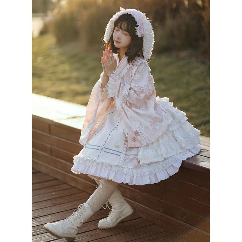 Xiaochunrihe - Wa Lolita OP Dress and Accessories - image 2