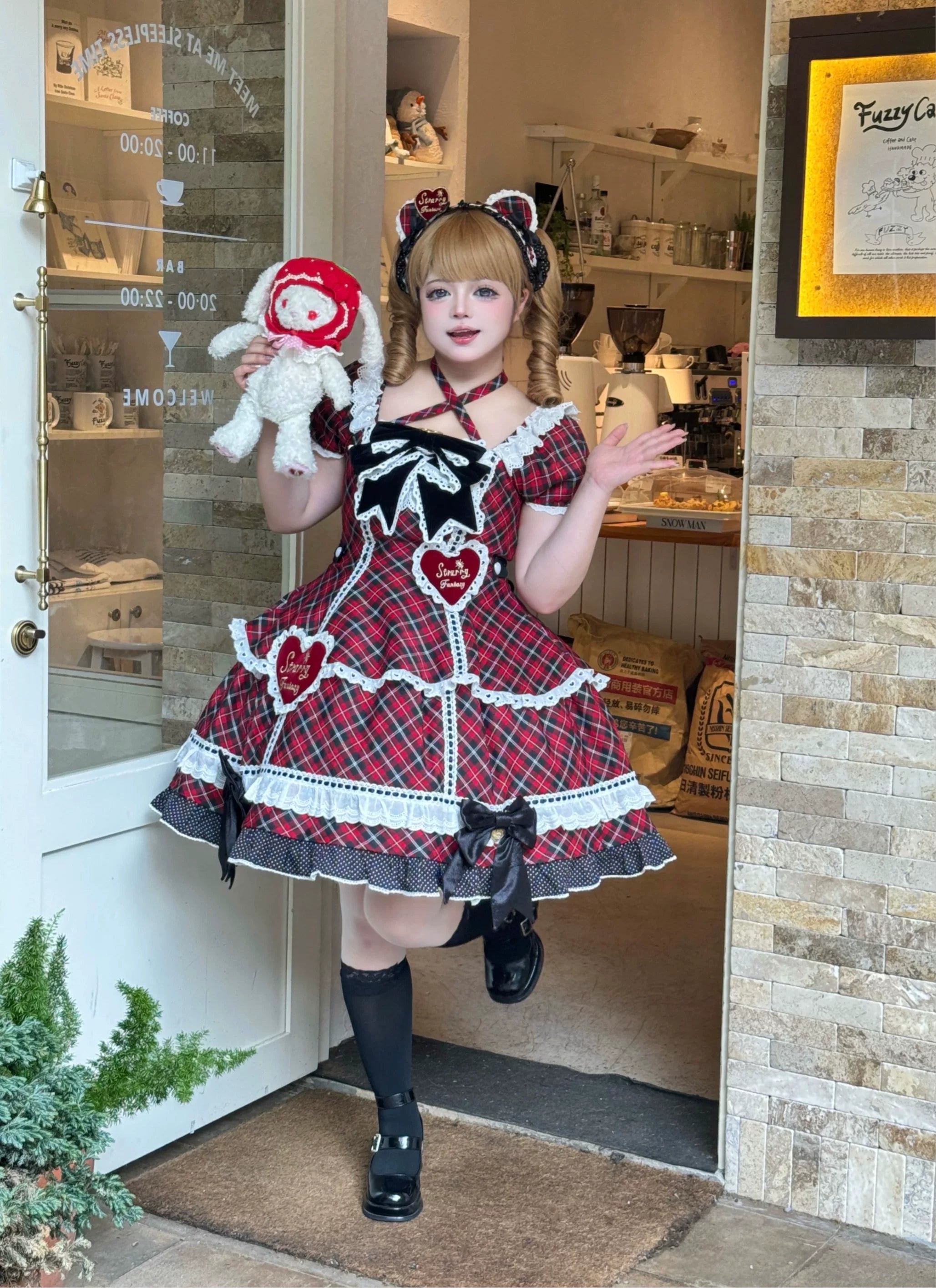 Shibuya Sweetheart Plus Size Old School Lolita OP Dress - image 3