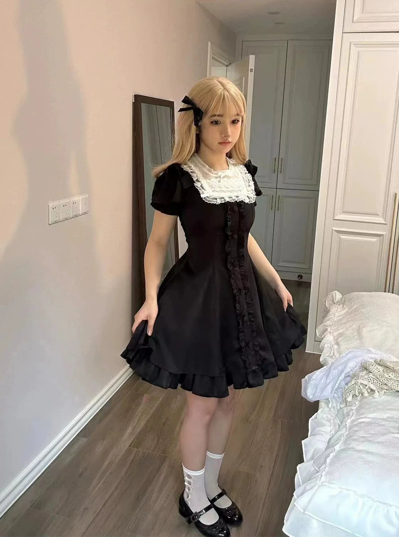 Plus Size Lolita OP Dress Summer Dress - image 20
