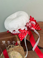 Bite The Cake - Sweet Lolita Accessories, Red & White Polka Dots - image 39