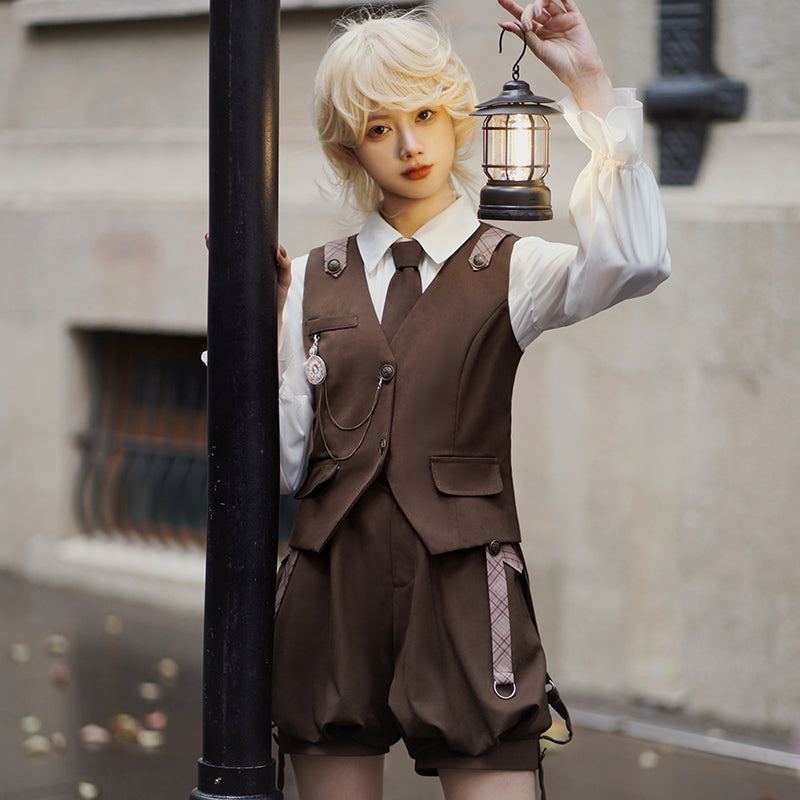 Detective Rabbit Kiri - Ouji Lolita Outfits, Backpack Pants - image 1